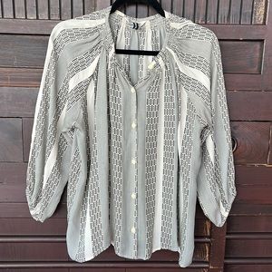 Tucker Silk Blouse
